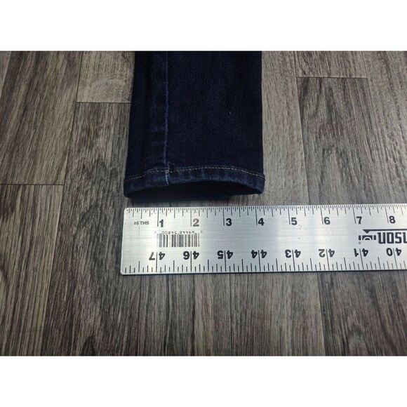 (3/$35) SO Juniors Size XS High Rise Pull On Whiskered Denim Blue Jeans Jeggings - Picture 12 of 12